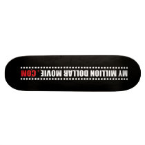 My Million Dollar Movie Skate Deck. skateboards by mymilliondollarmovie My Million Dollar Movie Skate Deck. skateboards