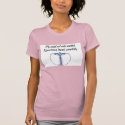 My mind not only wanders it sometimes leaves t-shirts