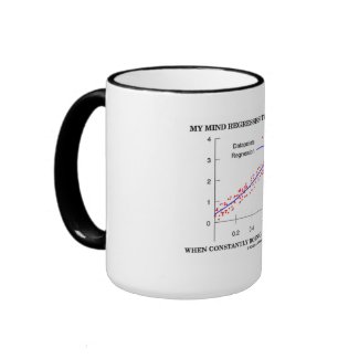 My Mind Regresses Toward Mean Linear Regression mug