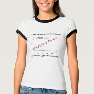 My Mind Regresses Toward Mean Linear Regression shirt
