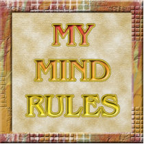 My Mind Rules photo sculptures