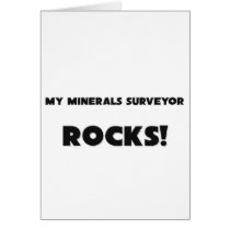 MY Minerals Surveyor ROCKS! cards by professions MY Minerals Surveyor ROCKS! cards