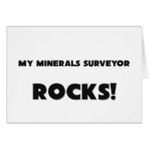 MY Minerals Surveyor ROCKS! cards by professions MY Minerals Surveyor ROCKS! cards
