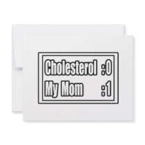 My Mom Beat Cholesterol (Scoreboard) invitations