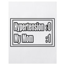 My Mom Beat Hypertension (Scoreboard) flyers by Hypertension_Shirts My Mom Beat Hypertension (Scoreboard) flyers