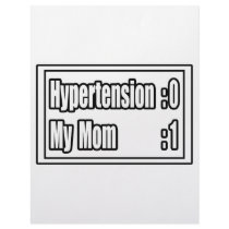 My Mom Beat Hypertension (Scoreboard) letterhead by Hypertension_Shirts My Mom Beat Hypertension (Scoreboard) letterhead