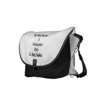 My Mom Became A Veterinarian Only To Heal Rabbits Courier Bags