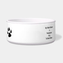 My Mom Became A Veterinarian Only To Heal Zebras Pet Food Bowl
