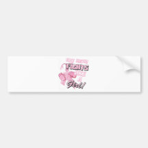 My Mom Fight Like A Girl Distressed Bumper Stickers