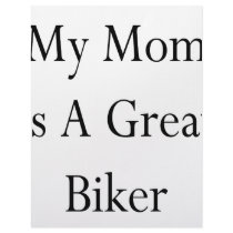 My Mom Is A Great Biker Customized Letterhead