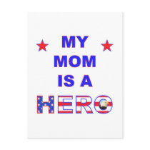 My Mom Is A Hero Postcards