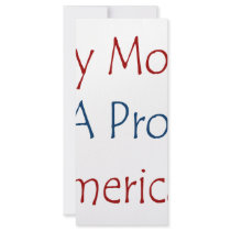 My Mom Is A Proud American rack cards by Supernova23 My Mom Is A Proud American rack cards