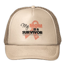 My Mom is a Survivor - Uterine Cancer Mesh Hat