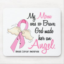 My Mom Is An Angel 2 Breast Cancer Mousepads
