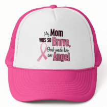 My Mom Is An Angel Breast Cancer Mesh Hat
