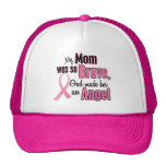 My Mom Is An Angel Breast Cancer Mesh Hat