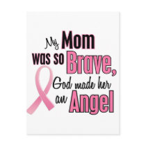 My Mom Is An Angel Breast Cancer Post Cards