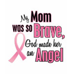 My Mom Is An Angel Breast Cancer Tee Shirt