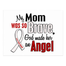 My Mom Is An Angel Lung Cancer Postcard