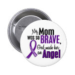 My Mom Is An Angel Pancreatic Cancer Pinback Button