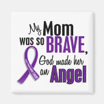 My Mom Is An Angel Pancreatic Cancer Refrigerator Magnet
