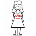 MY MOM IS MY BEST FRIEND T SHIRT