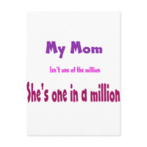 My Mom is One in a Million not One of The Million Post Cards