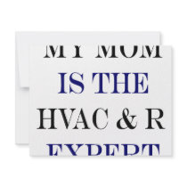 My Mom Is The HVAC & R Expert invitations by Supernova23 My Mom Is The HVAC & R Expert invitations