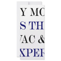 My Mom Is The HVAC & R Expert rack cards by Supernova23 My Mom Is The HVAC & R Expert rack cards