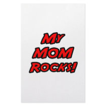 My Mom Rocks stationery by Proud_Mom_Shirts My Mom Rocks stationery