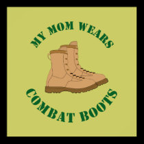 My Mom Wears Combat Boots - Poster posters