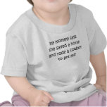 MY MOMMY SAYS SHE SAVED A HORSE T-SHIRTS