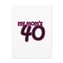 My Mom's 40 postcards by funbirthday My Mom's 40 postcards