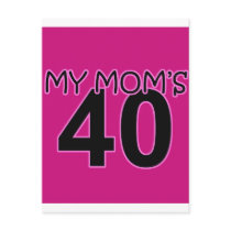 My Mom's 40 Post Card