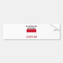 My Monacan Grandma Loves Me Bumper Sticker