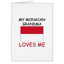 My Monacan Grandma Loves Me Greeting Card