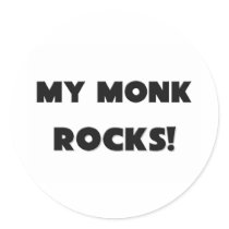 MY Monk ROCKS! stickers