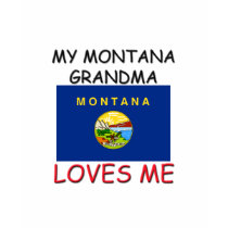 My Montana Grandma Loves Me t-shirts by flagshirt My Montana Grandma Loves Me t-shirts