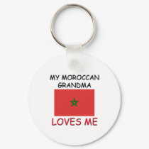 My Moroccan Grandma Loves Me keychains by flagshirt My Moroccan Grandma Loves Me keychains