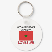 My Moroccan Grandpa Loves Me keychains by flagshirt My Moroccan Grandpa Loves Me keychains