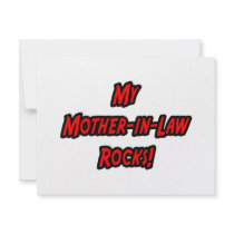 My Mother-In-Law Rocks invitations