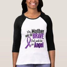 My Mother Is An Angel Pancreatic Cancer Tee Shirt
