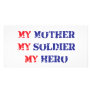 My mother, my soldier, my hero custom photo card