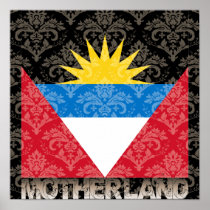 My Motherland Antigua And Barbuda Print