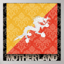 My Motherland Bhutan Print