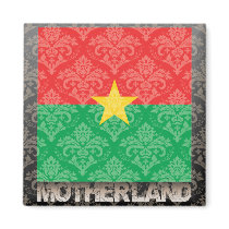 My Motherland Burkina Faso Fridge Magnet