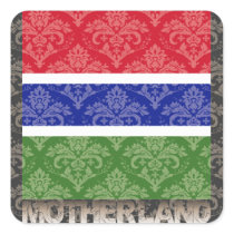 My Motherland Gambia Square Sticker