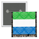 My Motherland Sierra Leone Pinback Button
