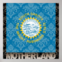 My Motherland South Dakota Poster