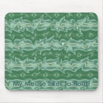 My Mouse likes to float! mousepads